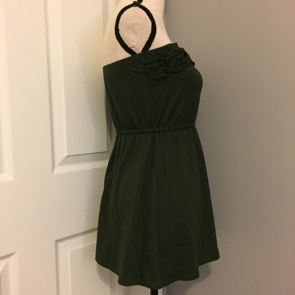 ARDEN B. Women’s Hunter Green Strapless Tube Top - Picture 4 of 5
